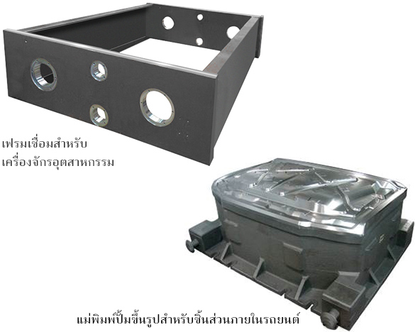 เฟรมเชื่อมสำหรับเครื่องจักรอุตสาหกรรม แม่พิมพ์ปั้มขึ้นรูปสำหรับชิ้นส่วนภายในรถยนต์