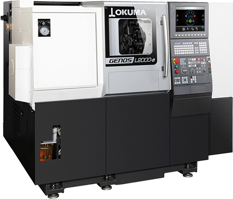 เครื่อง CNC Lathe แบบ 1 Saddle ของโอคุม่า GENOS L2000-e