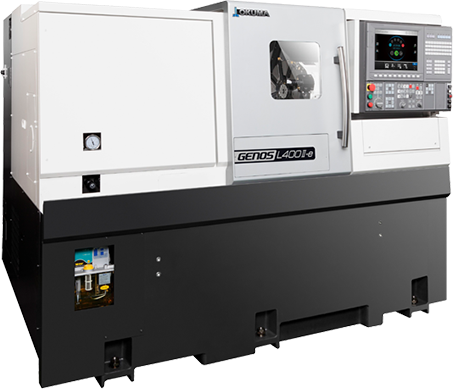 เครื่อง CNC Lathe แบบ 1 Saddle ของโอคุม่า GENOS L400Ⅱ-e + Robot